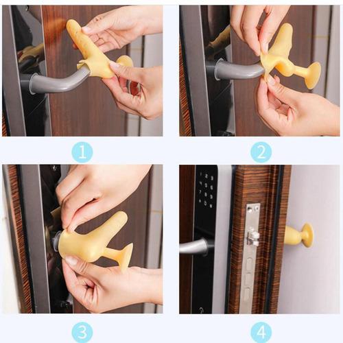 5 Paquete De 4-6 Manijas De Puerta Para Habitación 5 Piezasy
