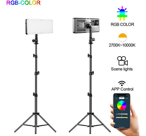 Kit Luces Gvm Rgb 20w +parantes +adaptador Corriente Factura