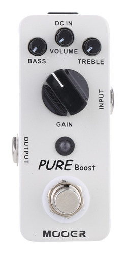 Mooer Pure Boost Micro Mini Boost Efecto Pedal Para Eléctri
