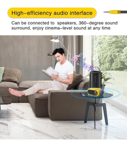 Imagen 4 de 7 de Mini Proyector Led Full Hd 1080p+ Control+ Google Chromecast