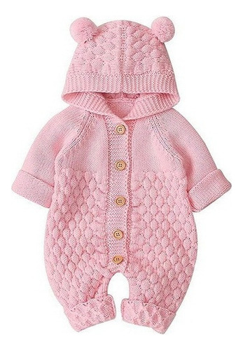 A Mono For Recién Nacido Niños Y Niñas Con Capucha
