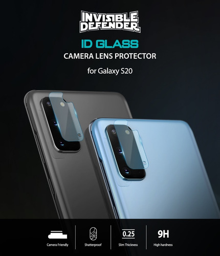Imagen 6 de 10 de Vidrio Templado Camara Samsung S20 S20+ S20 Ultra Ringke X3#