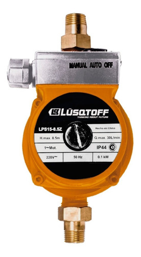 Imagen 3 de 6 de Bomba De Agua Presurizadora 2 Baños 220v 8,5m 30l Lusqtoff