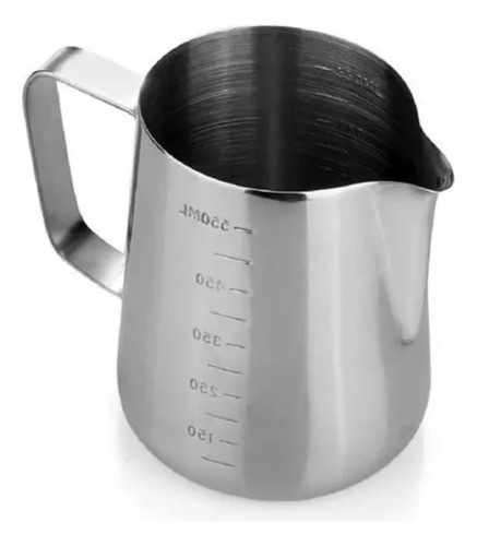 Jarra Latte Lechero Barista Pitcher Acer Inox Grabada 600 Ml Plateado