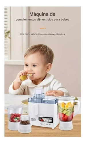 Licuadora 4 En 1 Extractor De Jugo Procesador De Alimentos