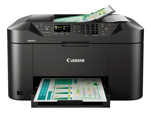 Impresora a color  multifunción Canon Maxify MB2110 con wifi negra 110V