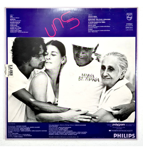 Caetano Veloso - Uns (1983) Brasil - Vinilo / Lp (Usado)