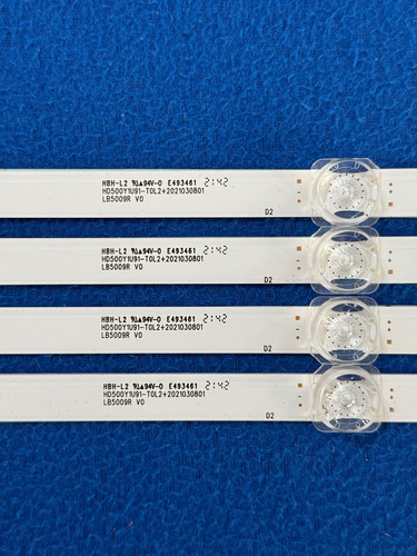 Tiras Leds Hisense 50a65hv Hd500y1u91-t0l2+2021030801 Hp*