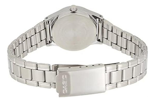 Casio Ltp-v006d-7b2 Reloj Estándar Para Mujer De Acero Inoxi