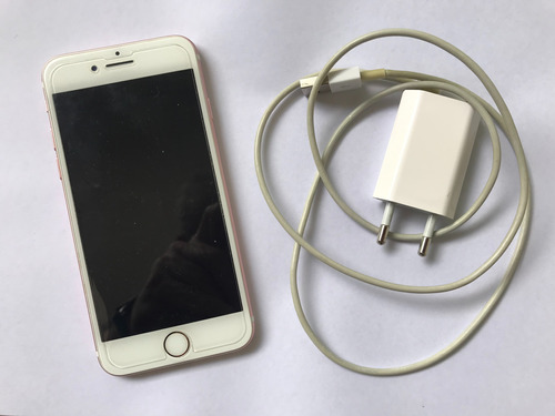  iPhone 7 32 Gb Oro Rosa Como Nuevo Cable Y Cargador Orig.