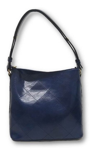 Imagen 2 de 5 de Bolsa De Dama Cadena Con Cartera Azul Nw3497