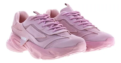 Tenis Sneaker Para Mujer De Plataforma Moderno Erez