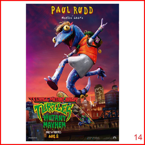 Poster Teenage Mutant Ninja Turtles Mutant Mayhem #2 40x60cm