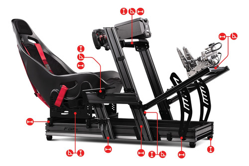 Next Level Racing F-gt Elite Edición De Placa (nlr-e001)