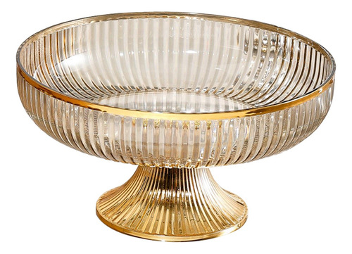 Pedestal Fruit Bowl Bowl Holder Filo De Ámbar Áureo