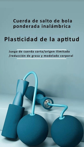 ** Cuerda De Saltar Inalámbrica Ejercicio Cuerda Pesada