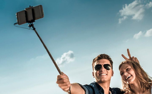 Baston Para Selfie Boton Disparador Bluetooth Xtech 210 80cm