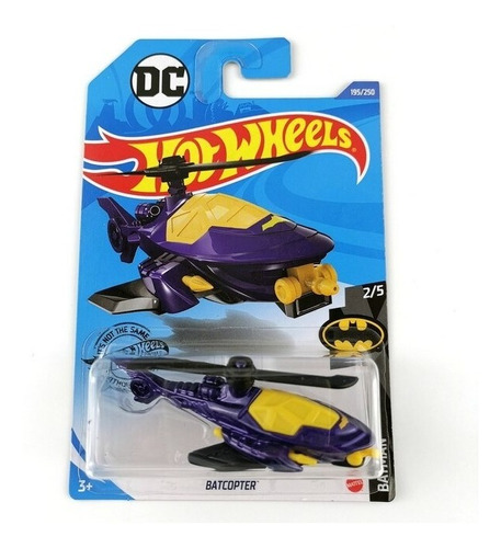 Auto Hot Wheels Batcopter Serie Batman 2/5 - Mattel | MercadoLibre