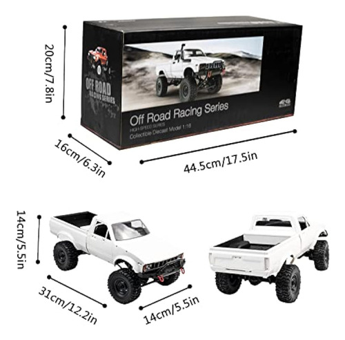 Wpl C24 1/16 Rc Rock Crawler Truck 4x4 Con 3