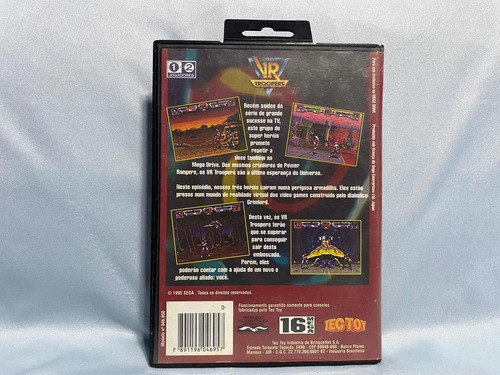 Vr Troppers - Sega Mega Drive Completo (Usado)