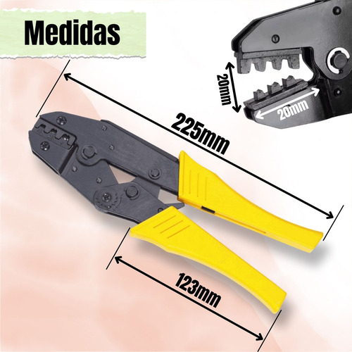 Alicate De Crimpar Prensar Terminal Mc4 Painel Energia Solar