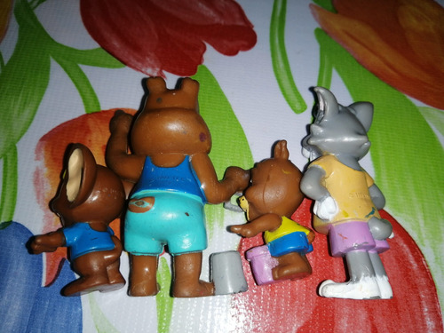 Tom Y Jerry Figuras Sonrics Vintage Set (Usado)
