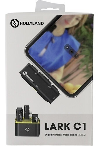 Micrófono Inalámbrico Hollyland Lark C1 Duo Para Teléfono Celular Android