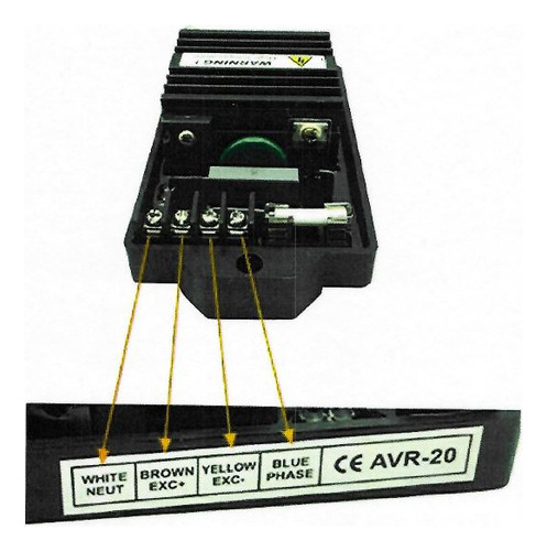 Placa Avr Tension Grupo Electrogeno Avr 20 5a 115 V Salida