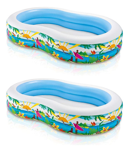 Intex - Piscina Hinchable Para Niños (2 Unidades)