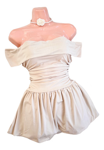 Vestido Globo Off Shoulder Unitalla S A G