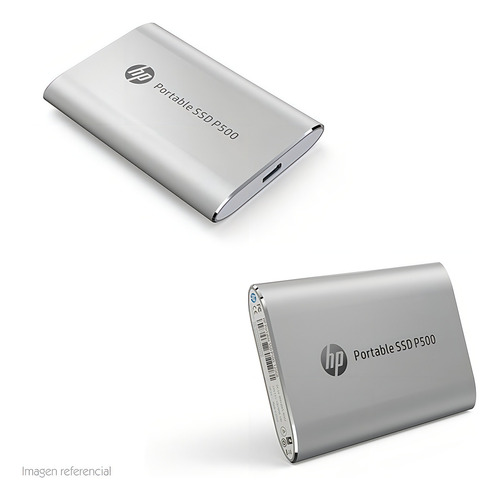 Disco Ssd Externo Hp P500 250gb Usb 3.1 C Ssd Estado Solido Color Negro