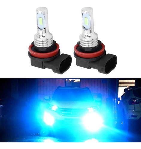 Lâmpada Led De Neblina Azul Gelo