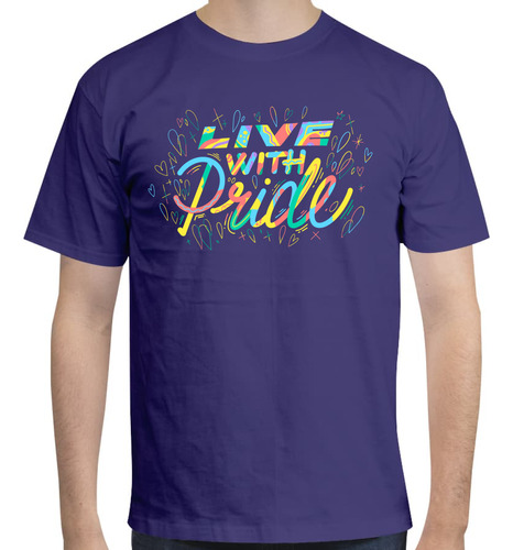 Playera Orgullo Lgtb - Pride - Live With Pride