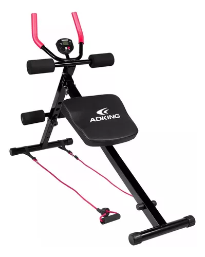 Maquina Banco Plegable Aparato Ejercitador Abdominales Fitness