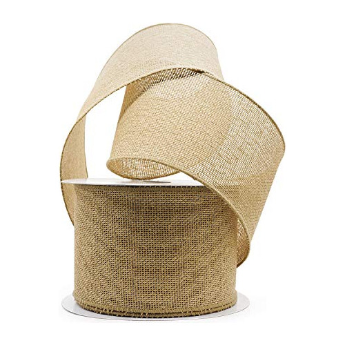 Cinta De Arpillera Ct Craft Llc, 4 Pulgadas X 20 Yardas, Nat