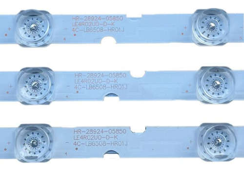 Kit Led Compativel Semp Tcl 65p65us 65p8m 65hr330m08a1 Novo