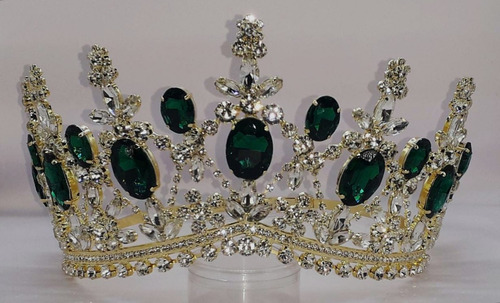 Corona Tiara De Cristal Fina