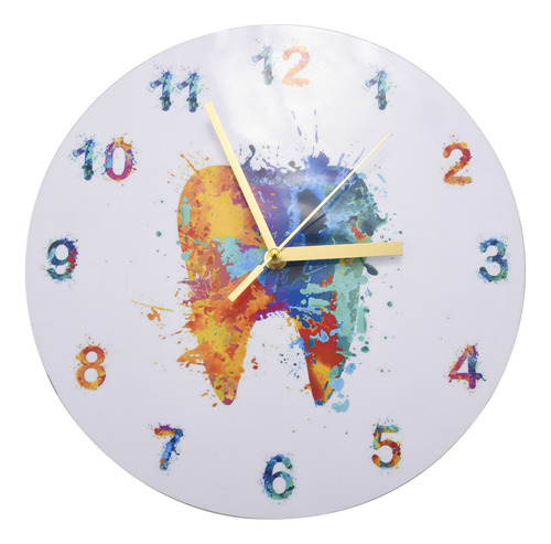 Nuevo Reloj Con Diseño De Pintura Dental Para Clínica