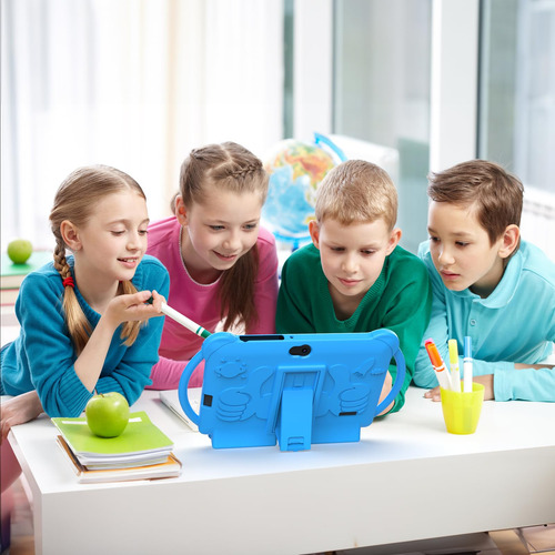 Tablet Zzb Kids De 7 Pulgadas Con Android 12, 4 Gb De Ram Y