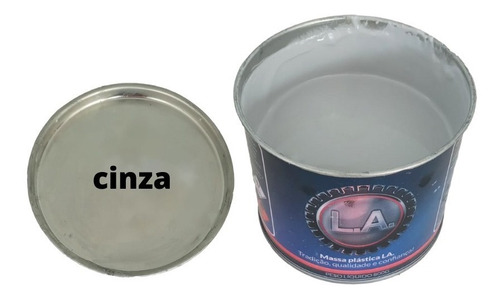 Imagem 4 de 4 de 6 Massa Plástica Para Granito Marmore Porcelanato 800g Cinza