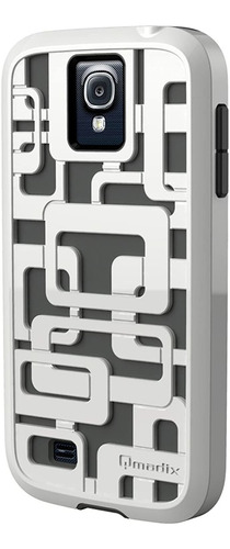 Qmadix Qm-cbsm4wh Cube 3d Case For Samsung Galaxy S4, White