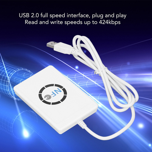Lector De Tarjetas Ic Inteligente Nfc Usb, Grabador, Copiado