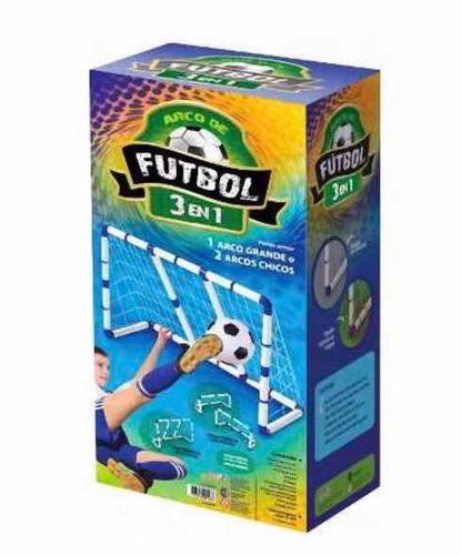 Imagen 1 de 3 de Arco De Fútbol 3 En 1 Dimare Duendesyprincesas
