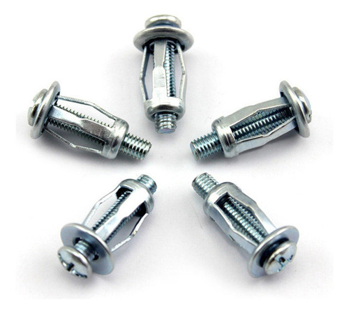 S 20 Peças Jack Nuts Parafuso Pétala Cega Porca 6x25mm