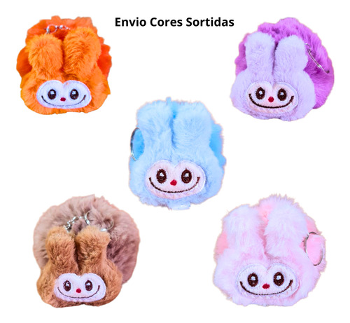 Capa Capinha Celular E Chaveiro Pompom Fofo Branco Galaxy A15