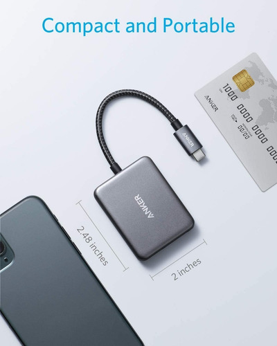 Imagen 7 de 8 de Adaptador - Anker - Usb-c A Dual Hdmi - 4k 30/60hz Ideal Mac