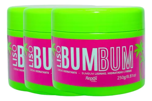 comprar Kit 3 Creme Hidratante Liso Bumbum Repós Celulite Foliculite
