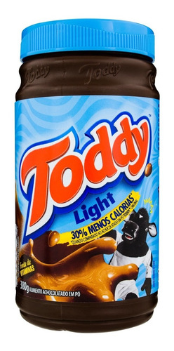 Kit 5 Achocolatado Light Toddy Pote 380g