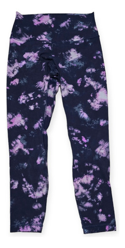 Legging Lululemon De Mujer Talla 8 Azul Con Morado (Usado)