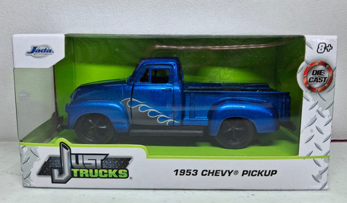 Jada Toys 1953 Chevy Pickup Just Trucks 1:32 Azul Azul (Usado)